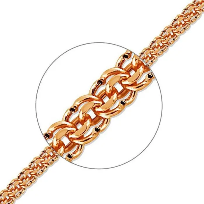 Цепь из красного золота