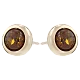 Серьги пуссеты из серебра