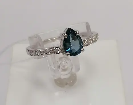 Кольцо декоративное из серебра