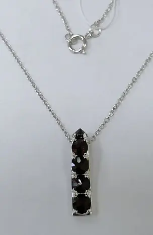 Цепь колье из серебра