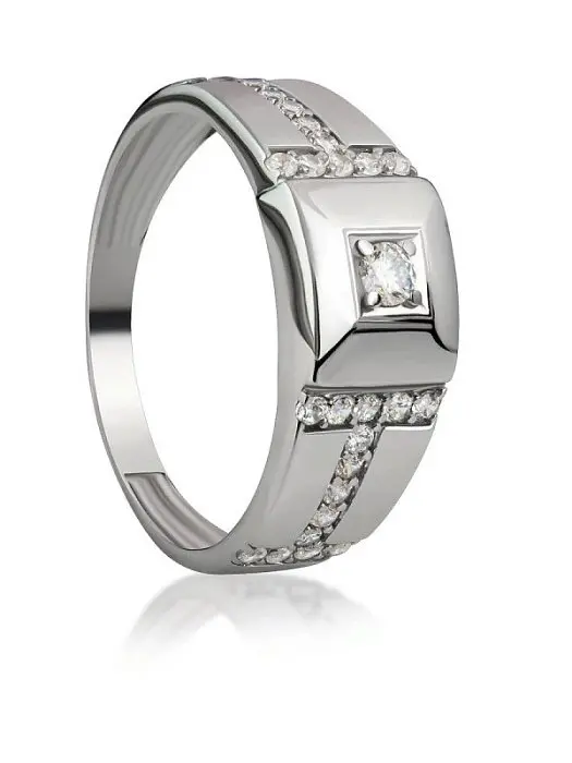 Печатка из серебра вид 1