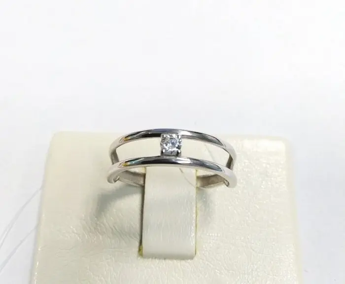 Кольцо декоративное из серебра