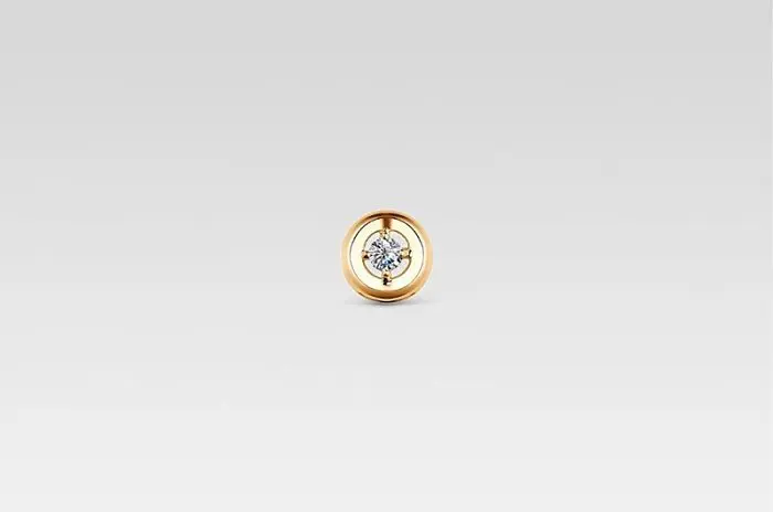 Подвеска бегунок из красного золота