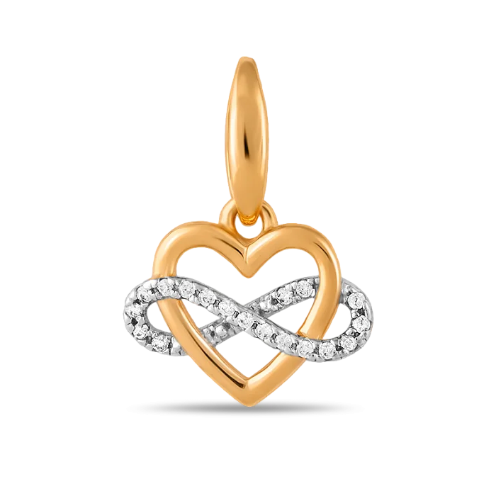 Подвеска декоративная из красного золота вид 1