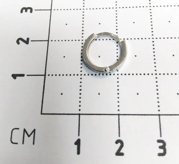 Серьги конго из серебра