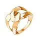 Кольцо декоративное из красного золота