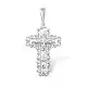 Подвеска крест из серебра