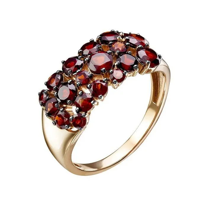 Кольцо декоративное из красного золота