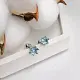 Серьги пуссеты из серебра