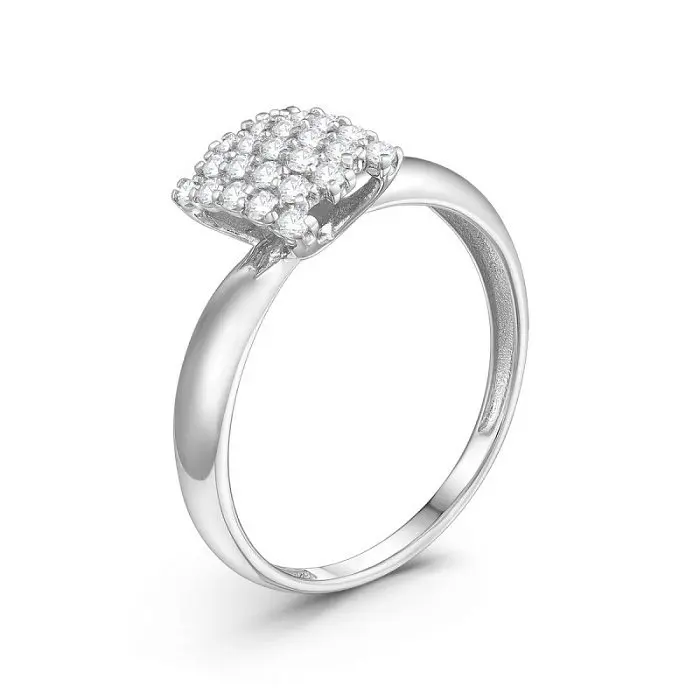 Кольцо декоративное из серебра