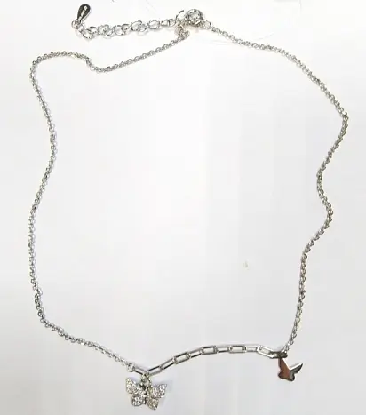 Цепь колье из серебра