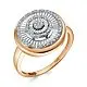 Кольцо декоративное из комбинированного золота