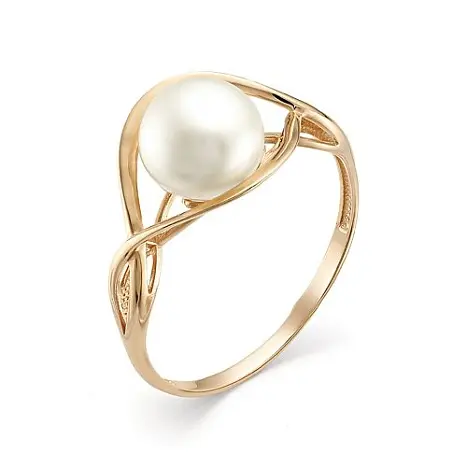 Кольцо декоративное из красного золота