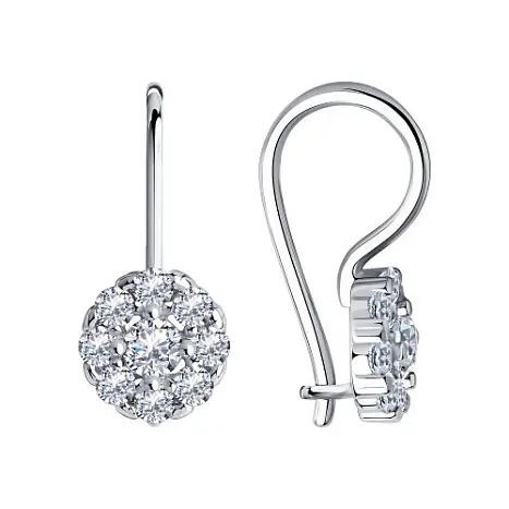 Серьги детские из серебра