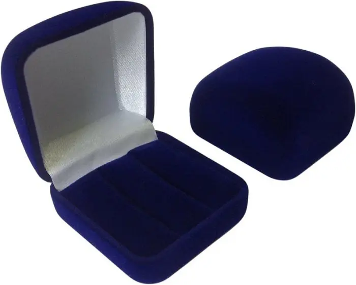 Футляр 120302 син.серьги