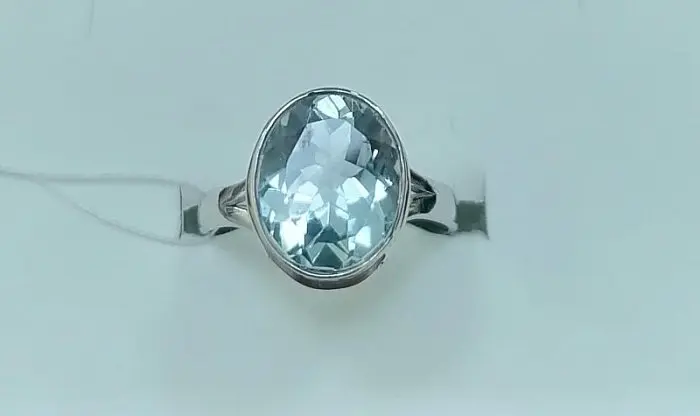 Кольцо декоративное из серебра