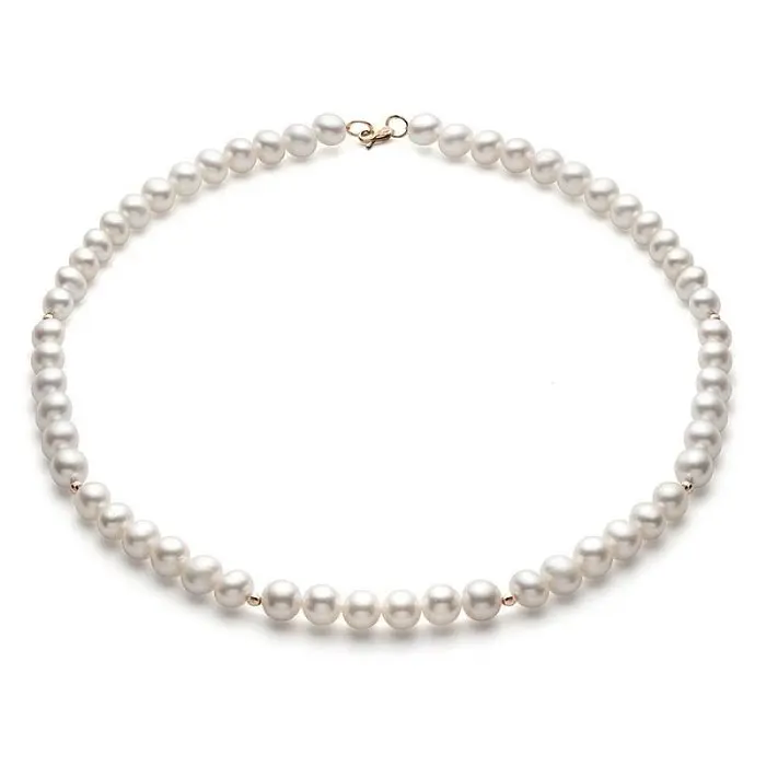 Бусы из красного золота