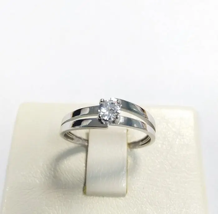 Кольцо декоративное из серебра