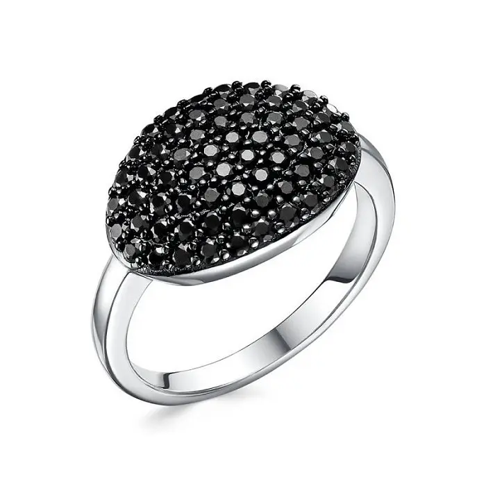 Кольцо декоративное из серебра