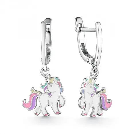 Серьги детские из серебра