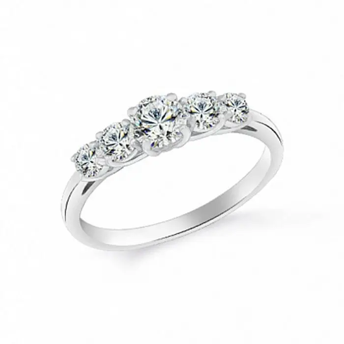 Кольцо декоративное из серебра