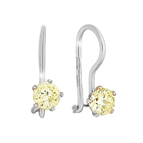 Серьги детские из серебра