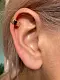 Серьги каффы из позолоты