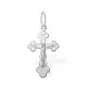 Подвеска крест из серебра