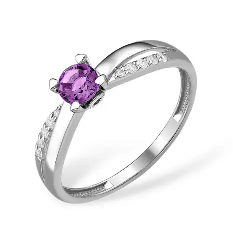 Кольцо декоративное из серебра