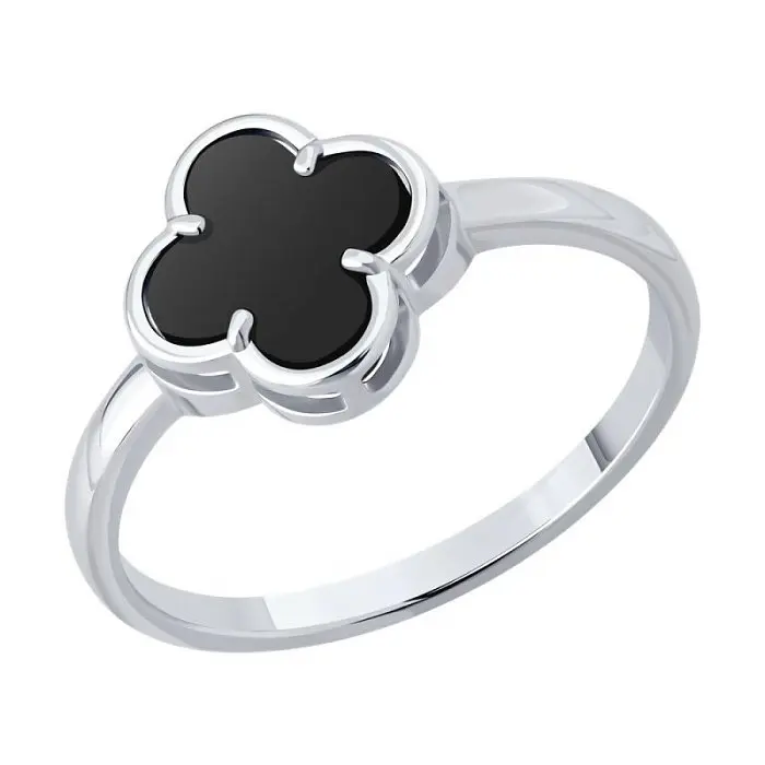 Кольцо декоративное из серебра