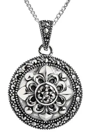 Цепь колье из серебра