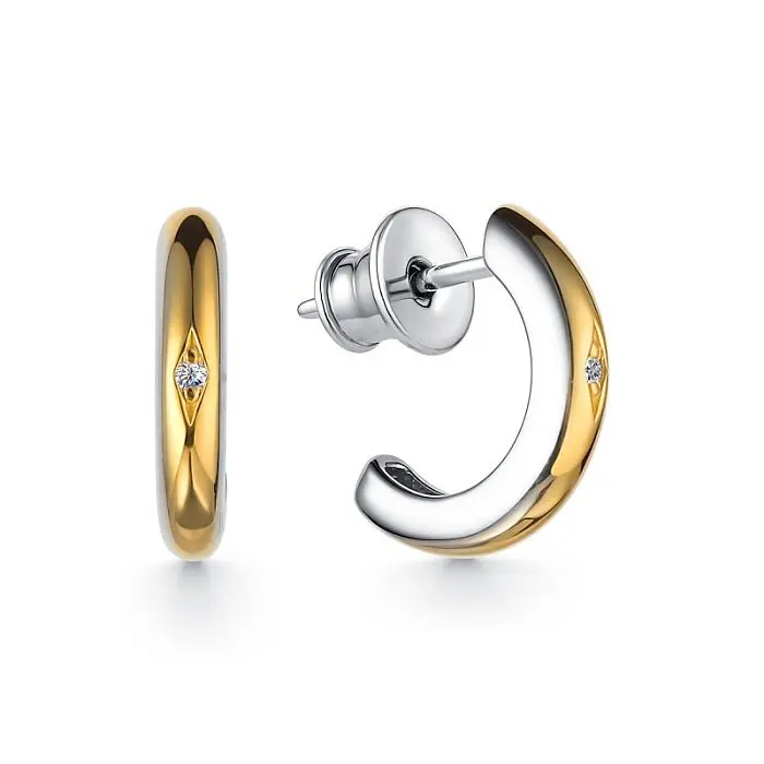 Серьги одиночные из серебра