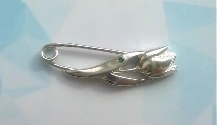 Брошь-булавка "Цветок любви" СЧАСТЬЕ-Б-006