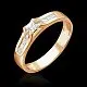 Кольцо декоративное из красного золота