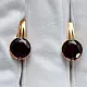 Серьги с английским замком из красного золота
