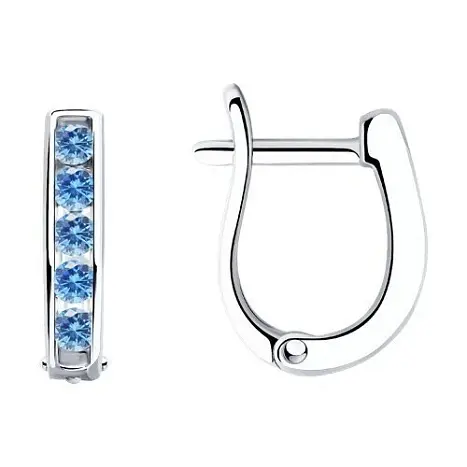 Серьги детские из серебра