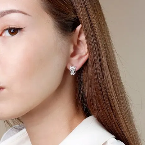 Серьги детские из серебра