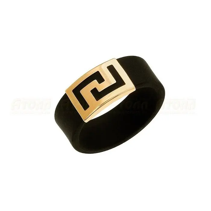 Кольцо декоративное из красного золота