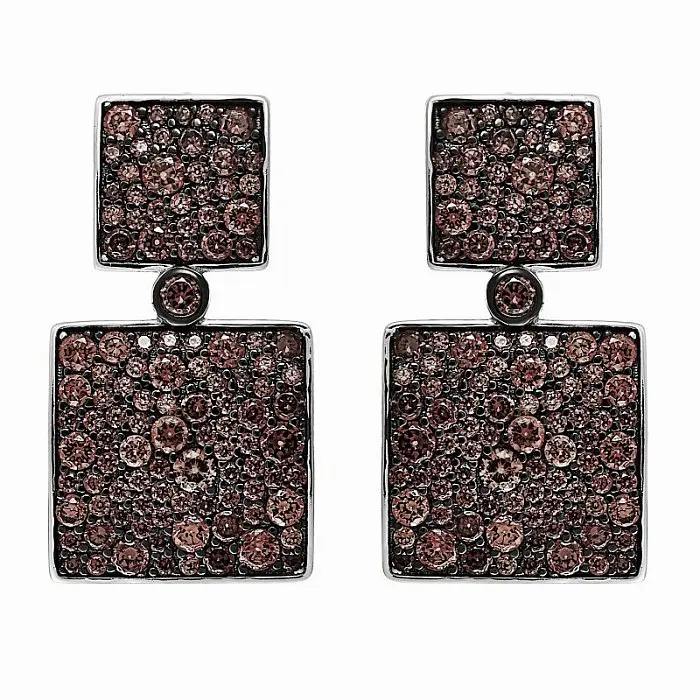 Серьги с английским замком из серебра