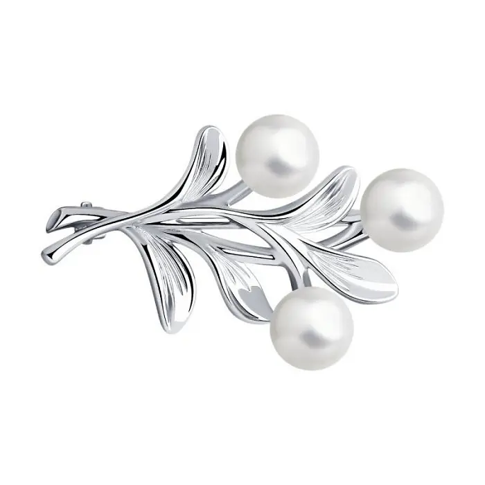 Брошь из серебра