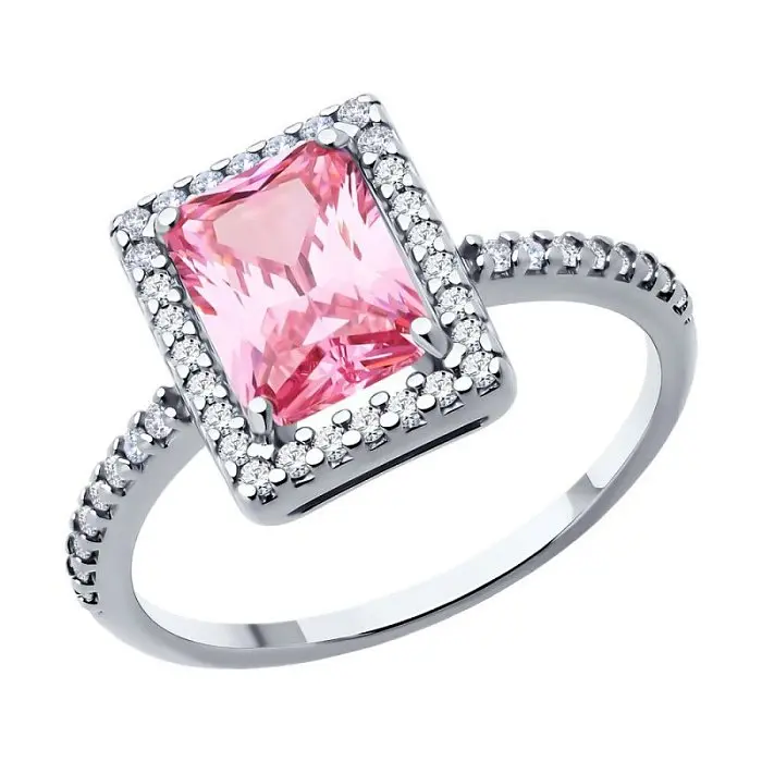 Кольцо декоративное из серебра