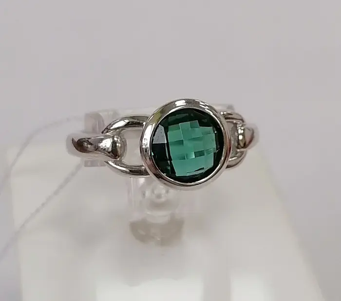 Кольцо декоративное из серебра