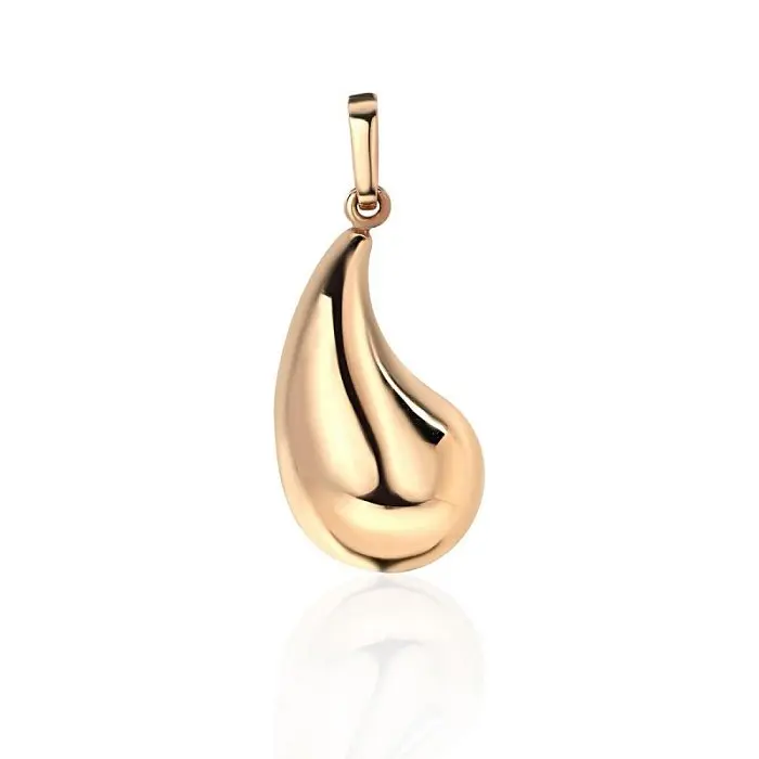 Подвеска декоративная из красного золота