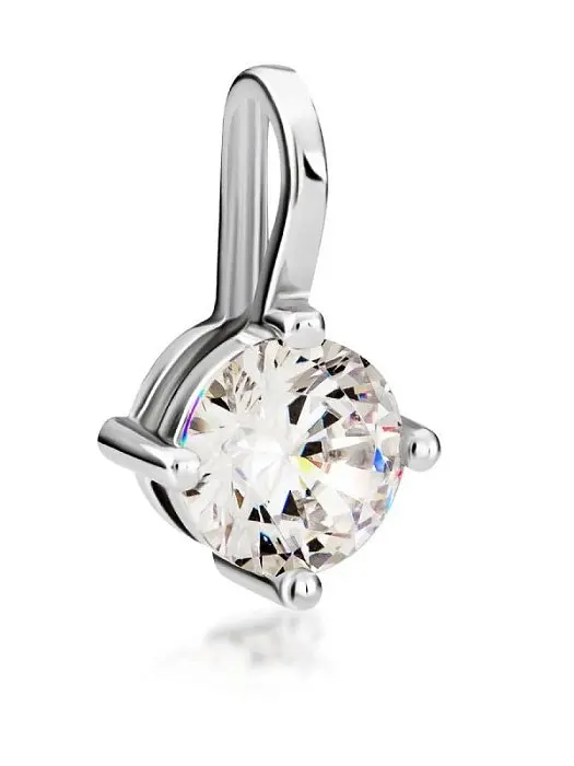 Подвеска декоративная из серебра вид 1