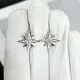 Серьги с английским замком из серебра