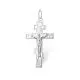 Подвеска крест из серебра
