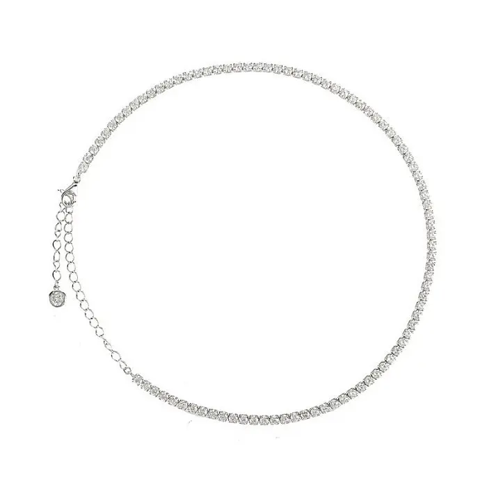 Цепь колье из серебра