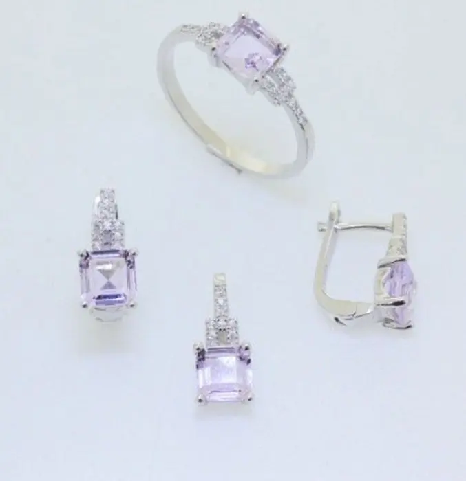 Серьги с английским замком из серебра