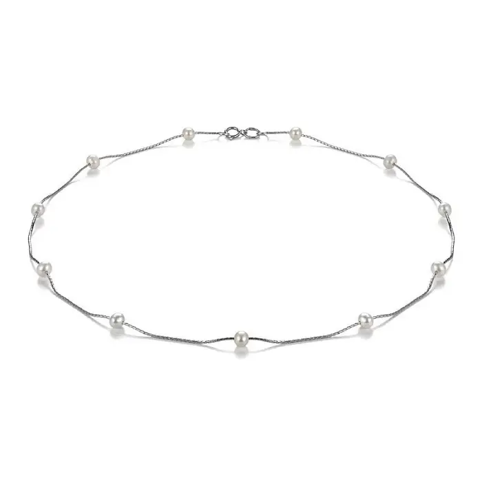 Цепь колье из серебра