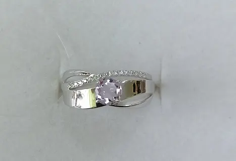 Кольцо декоративное из серебра